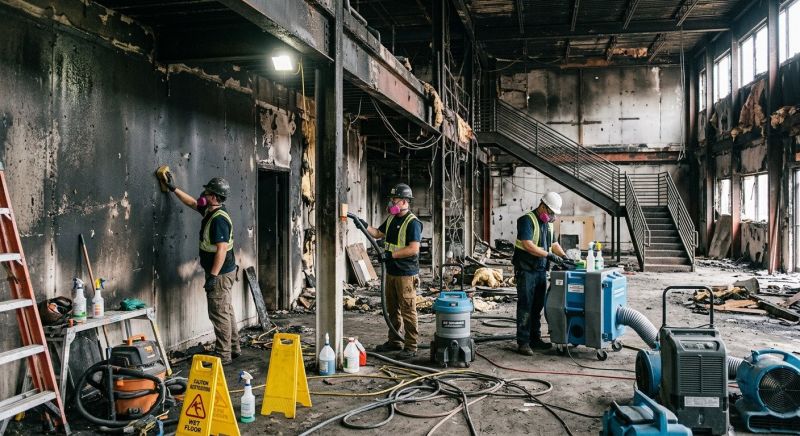 Commercial Fire Restoration in Santa Rosa, CA