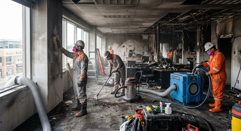 Fire Damage Cleanup in Santa Rosa, CA