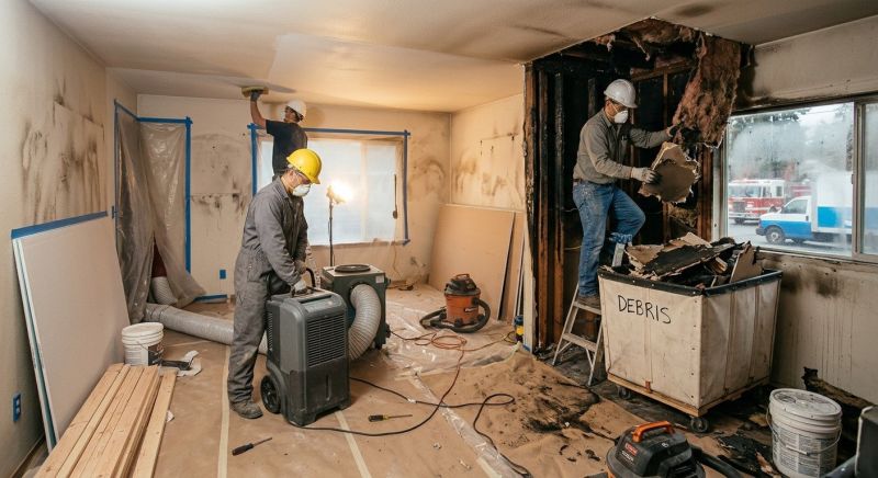 Fire Damage Reconstruction in Sonoma County, CA